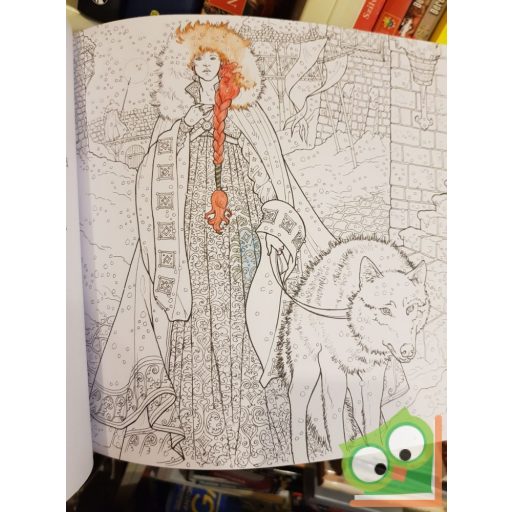  George R. R. Martin's Official A Game of Thrones Colouring Book (Ritka)