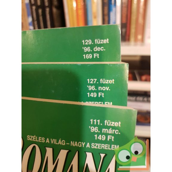 3 db-os Romana füzet (1996)