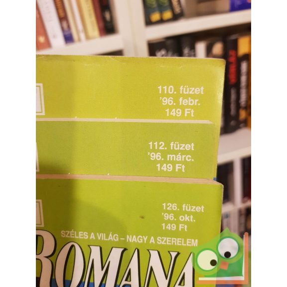 3 db-os Romana füzet világoszöld (1996)