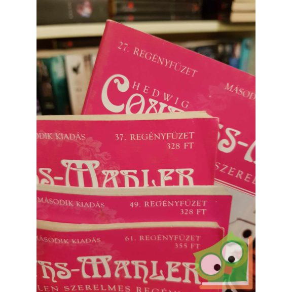 4 db-os Hedwig Courths-Mahler romantikus regényfüzet (27, 37, 49, 61)