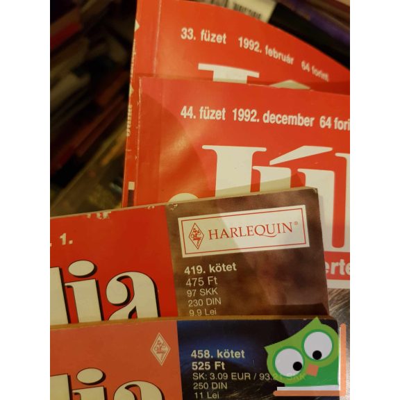 4 db-os Júlia füzet (33, 44, 419, 458)