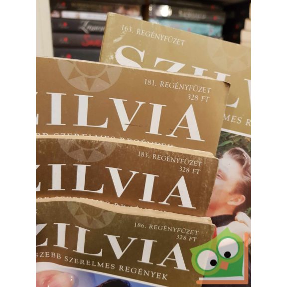 4 db-os Szilvia füzet (163, 181, 183, 186)