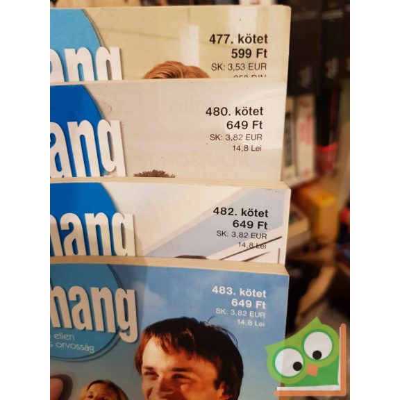 4 db-os Szívhang füzet (477, 480, 482, 483)