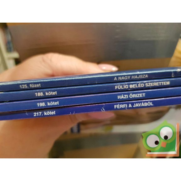 4 db-os Tiffany: Érzéki! füzet (125, 188, 198, 217)