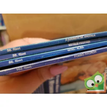 4 db-os Tiffany: Érzéki! füzet (58, 59, 86, 102)