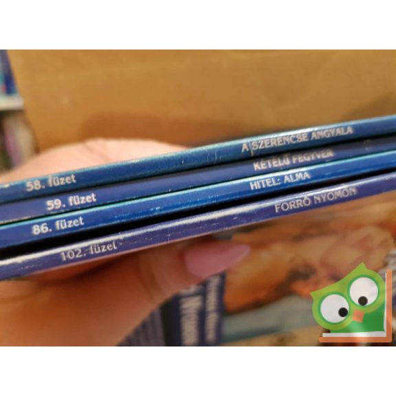 4 db-os Tiffany: Érzéki! füzet (58, 59, 86, 102)