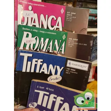 4 db-os vegyes romantikus füzet