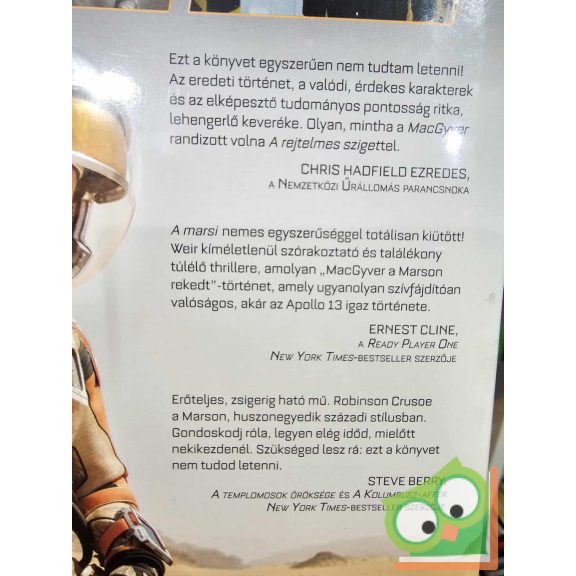 Andy Weir: A marsi | Mentőexpedíció (Filmes borítóval)