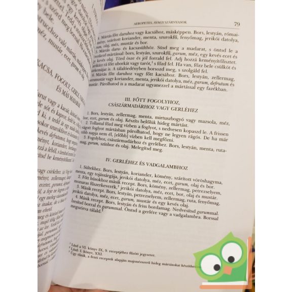 Marcus Gavius Apicius:Apicius de re coquinaria - Szakácskönyv a római korból (Latin-magyar)