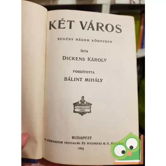 Dickens: Két város regénye