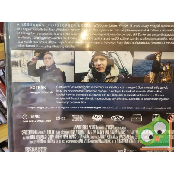 Dunkirk (DVD) (fóliás)