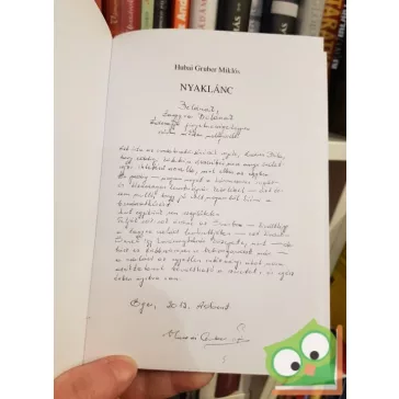 Hubai Gruber Miklós: Nyaklánc (Dedikált)