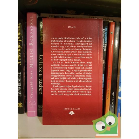 Søren Kierkegaard: A halálos betegség (Ritka)