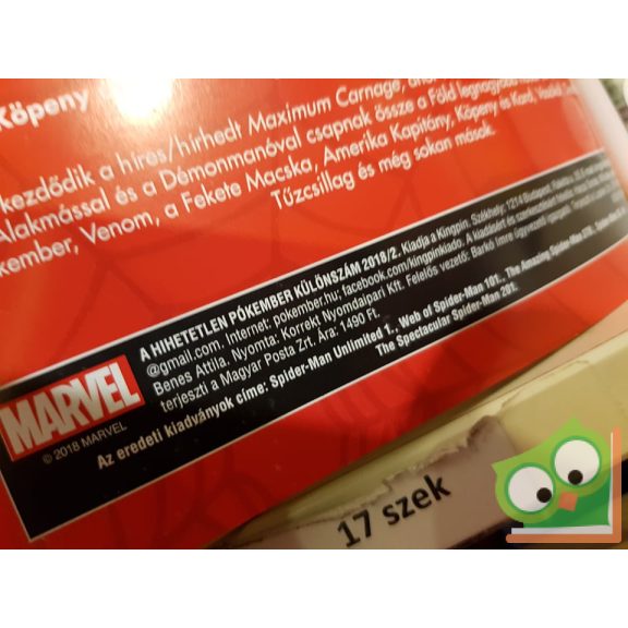 A hihetetlen Pókember különszám  2018/2.