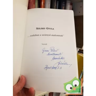   Szilárd Gyula: ".... sodrában szörnyű malomnak"