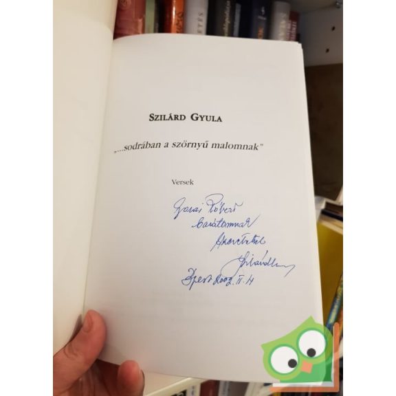 Szilárd Gyula: ".... sodrában szörnyű malomnak"