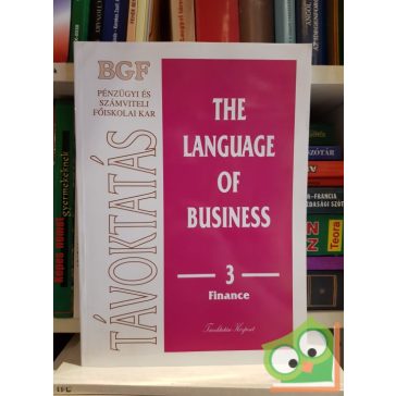Távoktatás The language of business 3 - Finance