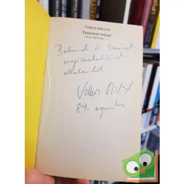   Vámos Miklós: Teniszezz velem! (én sem tudok még...) (Dedikált