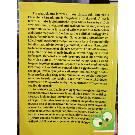 dr. Friedrich Wichtl: Világszabadkőművesség, világforradalom, világköztársaság