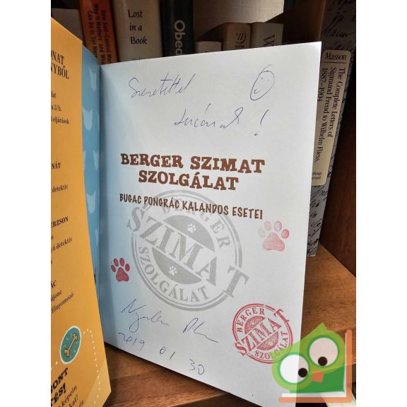 Nyulász Péter: A fürdők réme (BerGer Szimat Szolgálat 1.) (dedikákt)