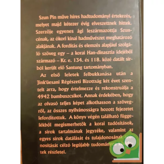 Szun Pin: A háború művészete (újszerű ) (ritka)