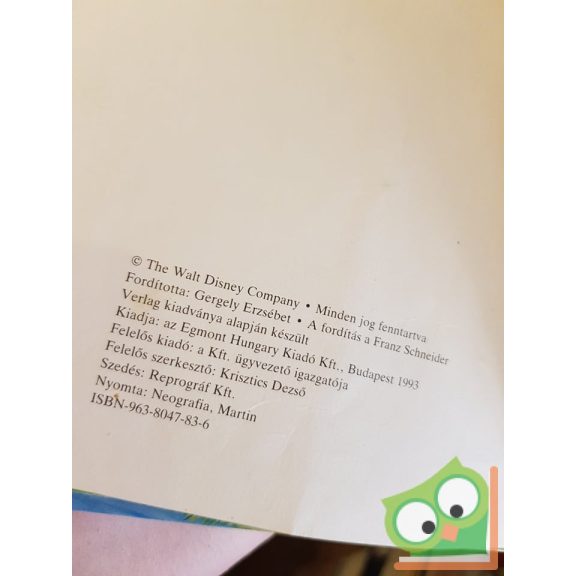 Walt Disney: Hófehérke és a hét törpe (Ritka)