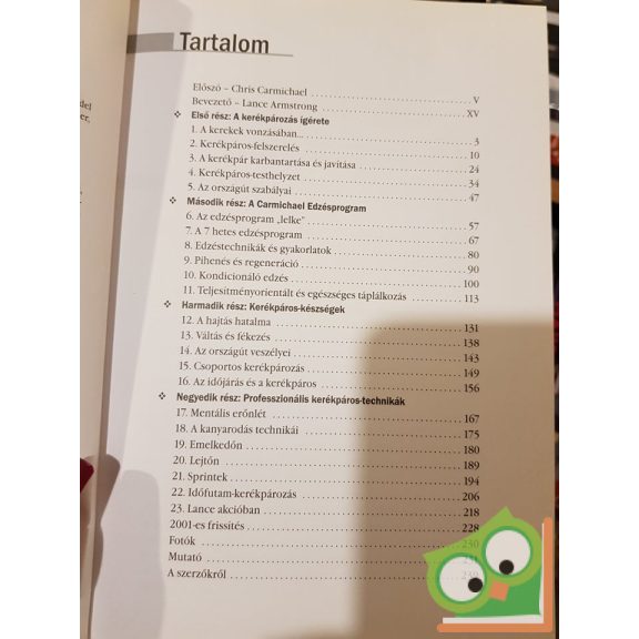 Chris Carmichael,  Lance Armstrong: A Lance Armstrong edzésprogram