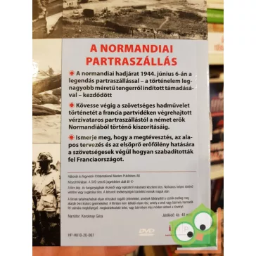   A normandiai partraszállás (Háborúk és fegyverek 19) (kiskönyv plusz DVD)