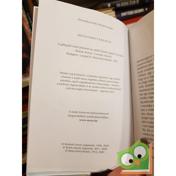 Molnár Ferenc: A Pál utcai fiúk (Gittegylet című jelenettel bővített kiadás)