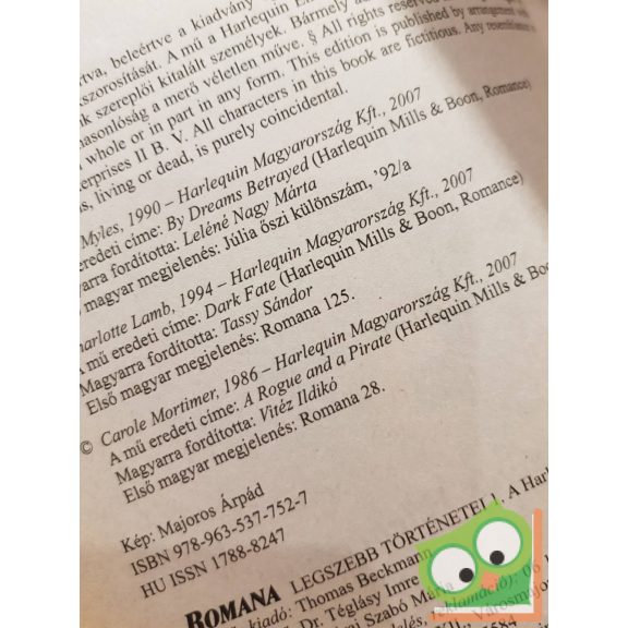 A Romana legszebb történetei 1. kötet 2007