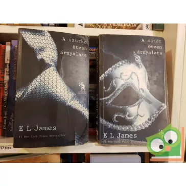 E. L. James: A szürke 50 árnyalata 3 kötet + Grey