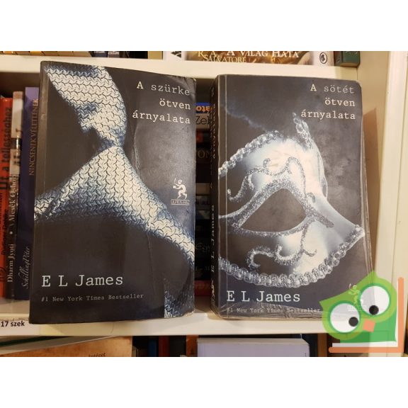 E. L. James: A szürke 50 árnyalata 3 kötet + Grey