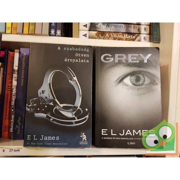 E. L. James: A szürke 50 árnyalata 3 kötet + Grey