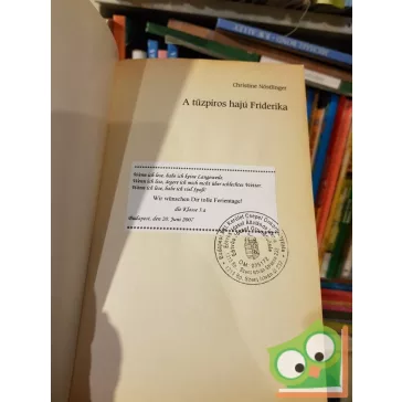 Christine Nöstlinger: A ​tűzpiros hajú Friderika