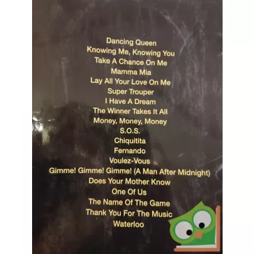   ABBA: Abba Gold - Greatest Hits (Sing-Along Edition, kotta zongorára és gitárra)