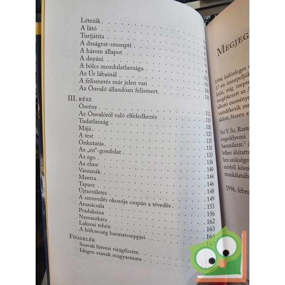 Ramana Maharsi: Abszolút tudatosság (ritka)