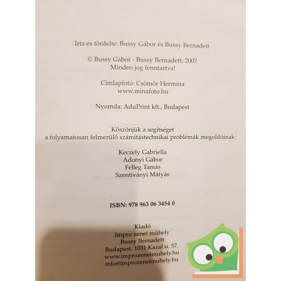 Bussy Gábor: Akkordlexikon és az akkordtanulás módszertana