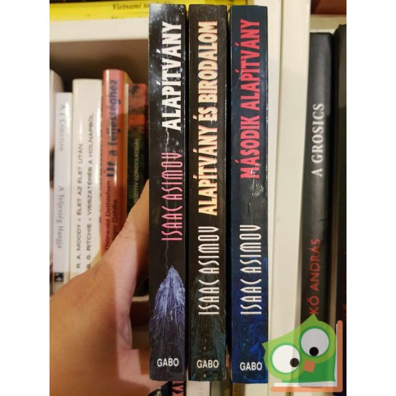 Isaac Asimov: Alapítvány trilógia (I-III.) (Alapítvány-Birodalom-Robot univerzum) (ritka)