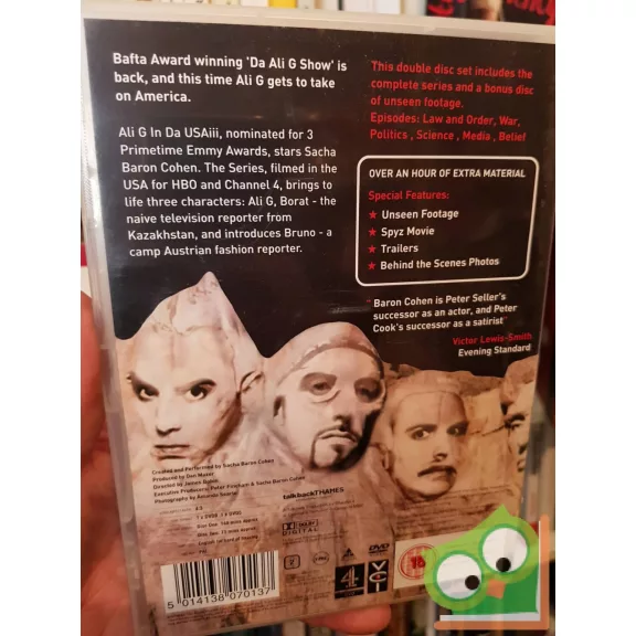 Ali G in da USA 3. (duplalemezes, angol nyelvű DVD)