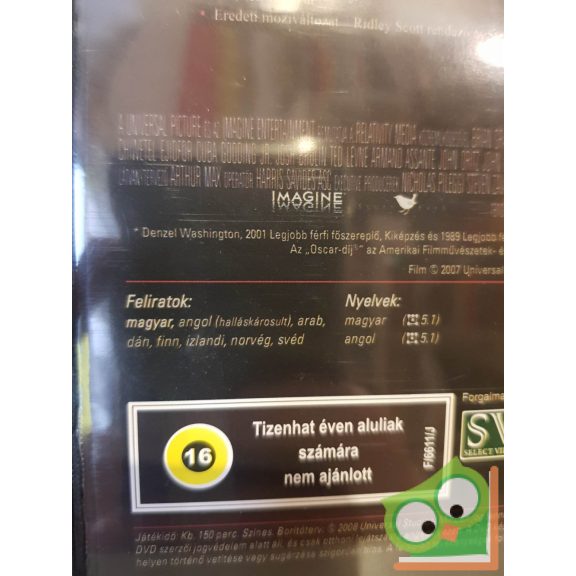 Amerikai gengszter (American Gangster) (DVD)