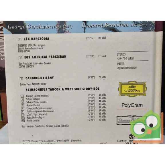 Amerikai Válogatás - Népszabadság Filharmónia - Klasszikusok sorozata (CD melléklettel)