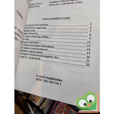 Aranyi Lászlóné: Az inga elmélete és gyakorlata