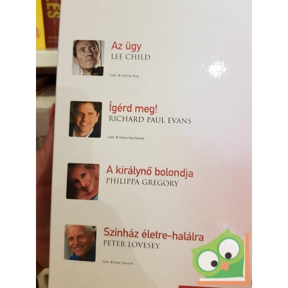 Lee Child, Richard Paul Evans, Philippa Gregory,  Peter Lovesey