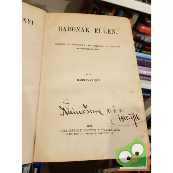 Harkányi Ede: Babonák ellen