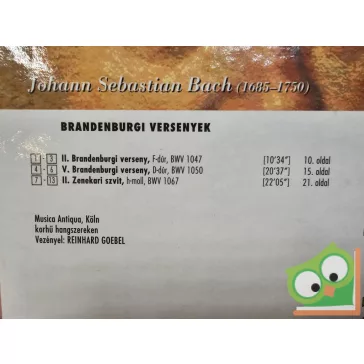   Bach- Népszabadság Filharmónia - Klasszikusok sorozata (CD melléklettel)