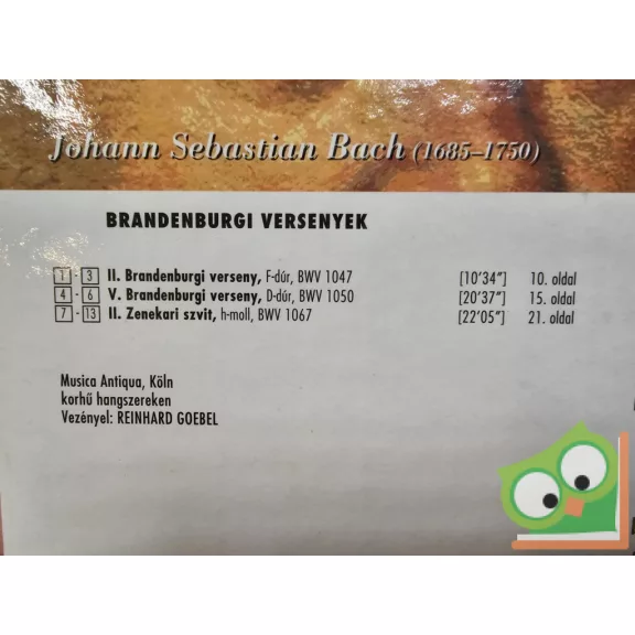 Bach- Népszabadság Filharmónia - Klasszikusok sorozata (CD melléklettel)