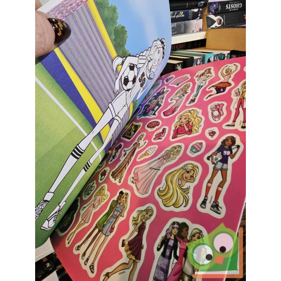 Barbie: Az én színezőm - Sok-sok színes matricával (újszerű)