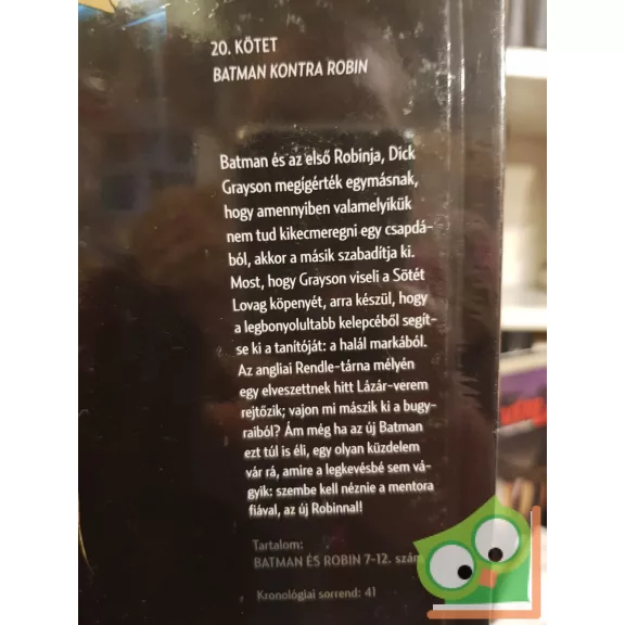 DC A legendás Batman 20.: Batman kontra Robin (fóliás)