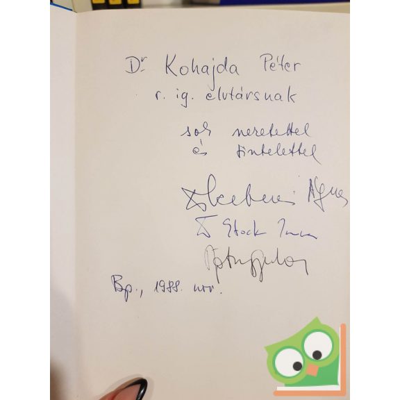 Dr. Szebeni Ágnes (szerk.): Belgyógyászati ultrahang-diagnosztika (dedikált)