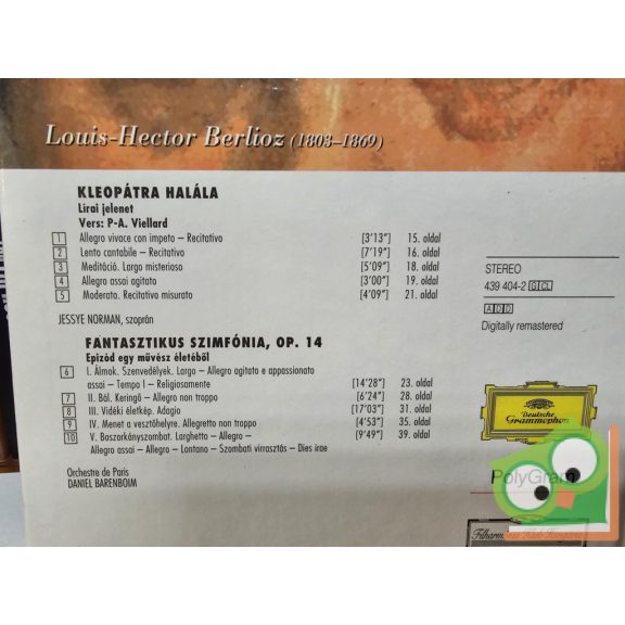 Berlioz- Népszabadság Filharmónia - Klasszikusok sorozata (CD melléklettel)